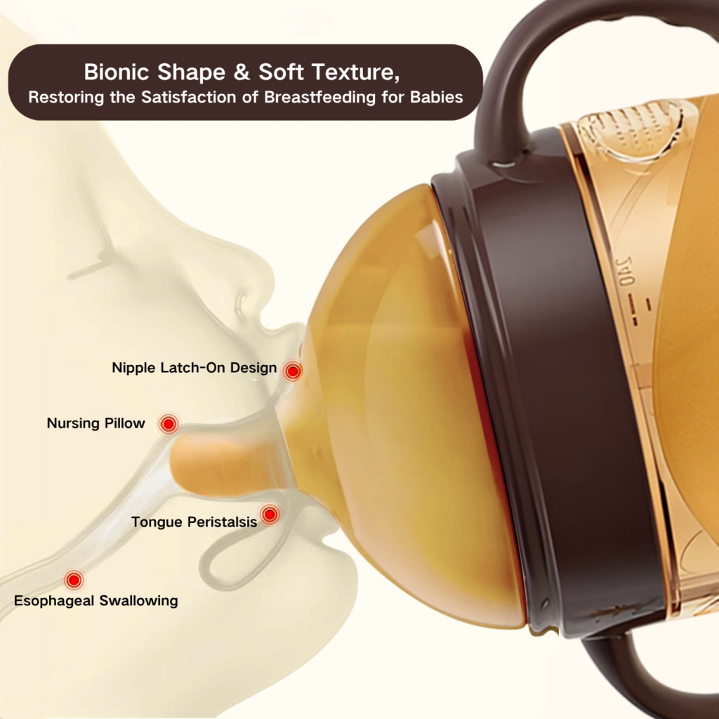 wholesale 70mm wide mouth full silicone baby bottle with handle & gravity ball straw (复制)