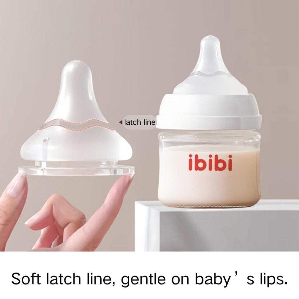high borosilicate glass wide neck anti colic bottles for newborns, multi size replacement available