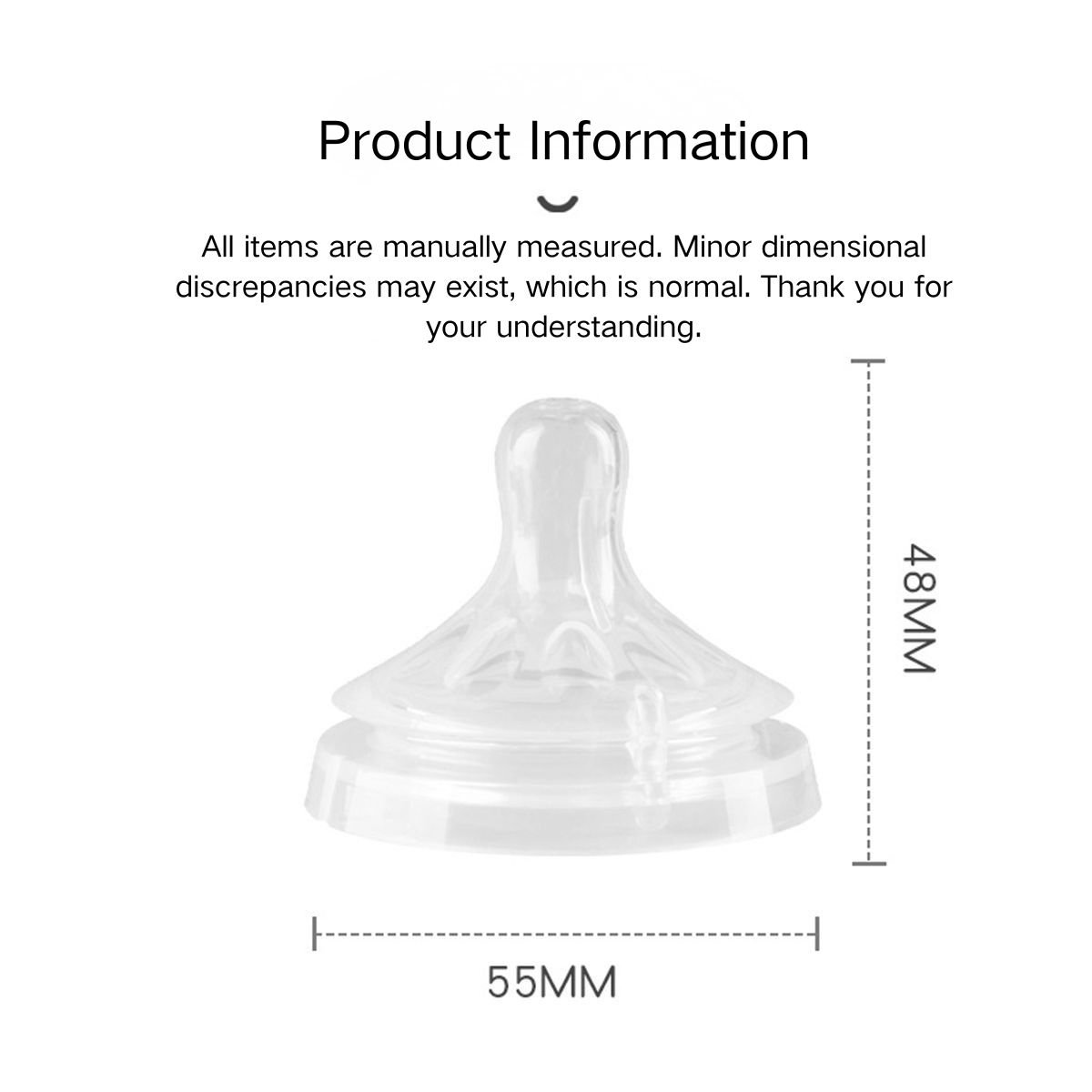 Avent-Compatible Wide Neck Food Grade Liquid Silicone Nipple | Bionic Anti-Colic Bite-Resistant Baby Nipple, Multi-Flow for All Ages auto draft