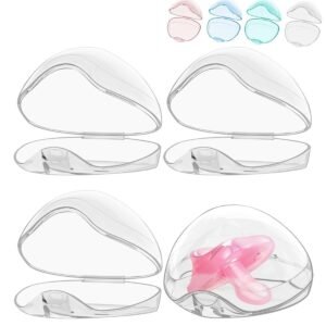 Baby Pacifier PP Storage Case | Dust-Proof Sealed Portable Universal Pacifier Holder, Multi-Color Available