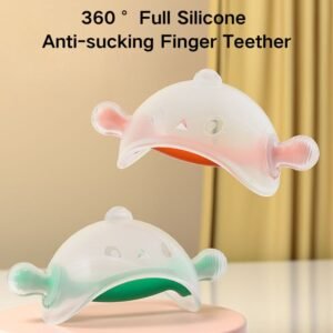 360° Full Silicone Anti-Sucking Finger Teether