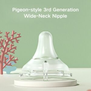 Pigeon-style 3rd Generation Universal Wide-Neck Nipple